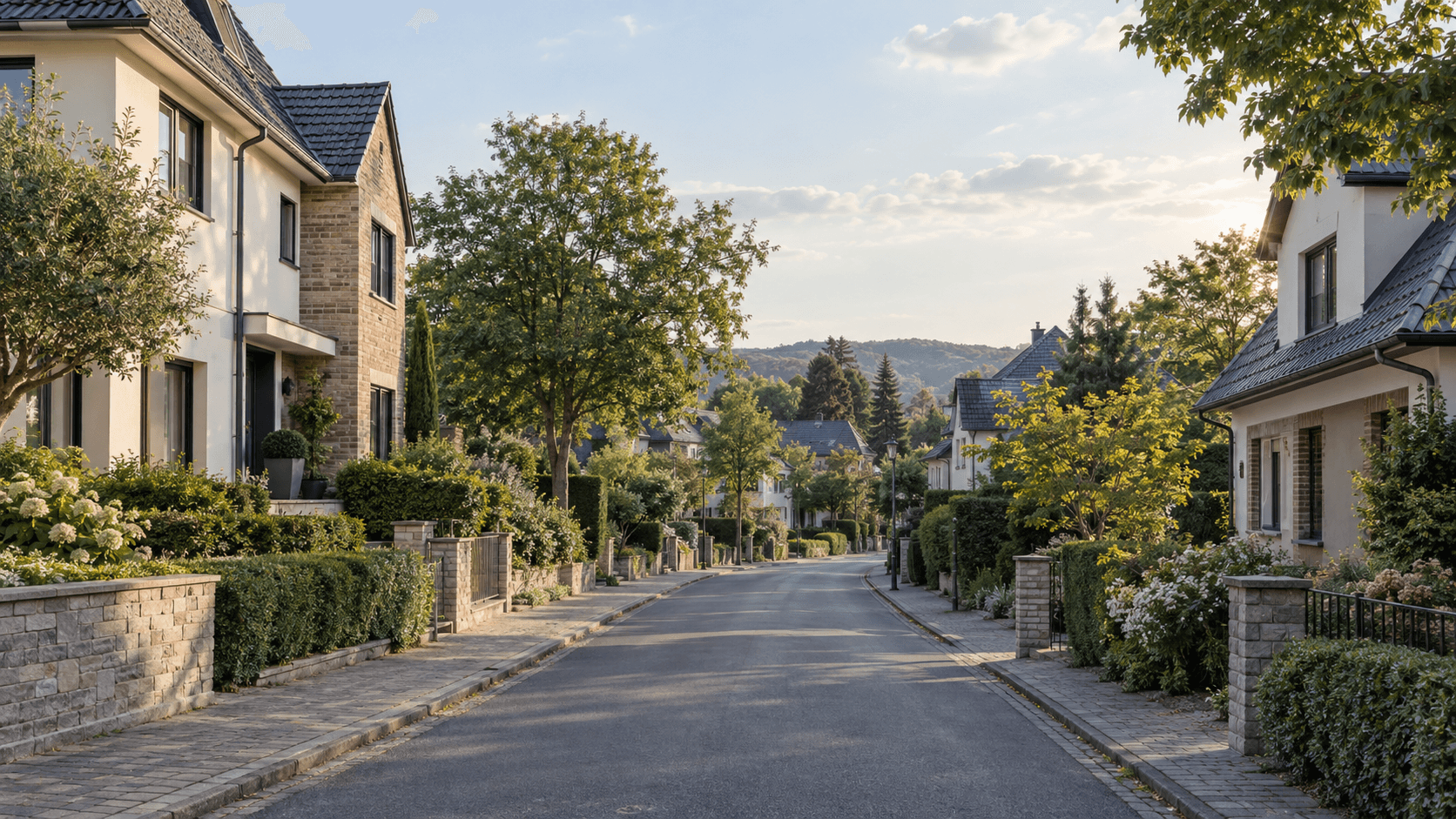 Wohnstraße in Gütersloh